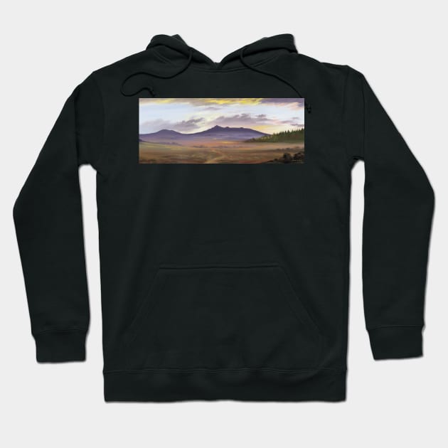 Purple Shades Bennachie Hoodie by Grahamgc